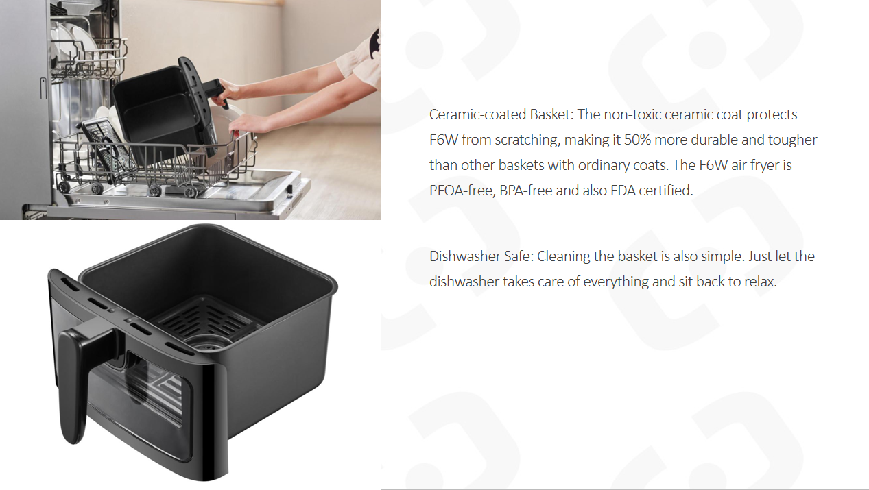 Wi-Fi AF600 Air Fryer - A-TEAM SMART HOME